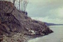 Erosion on Bluff Road bluff